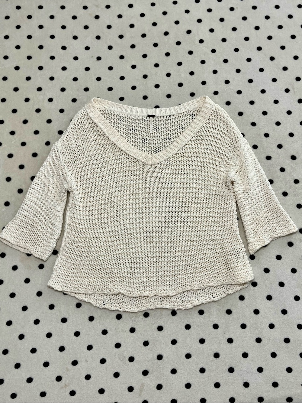 Free People Park Slope V-Neck Sweater Size XS